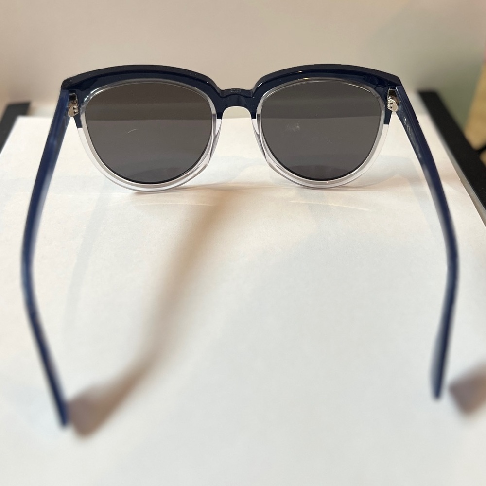 Christian Dior Sight 1 RENT7 Blue Crystal Blue Mirror New Sunglasses - Picture 2 of 5